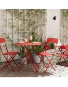 Table et chaises pliantes