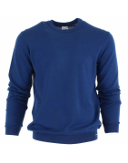 Pull col rond homme 100% coton